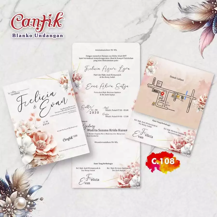 Undangan Cantik 108