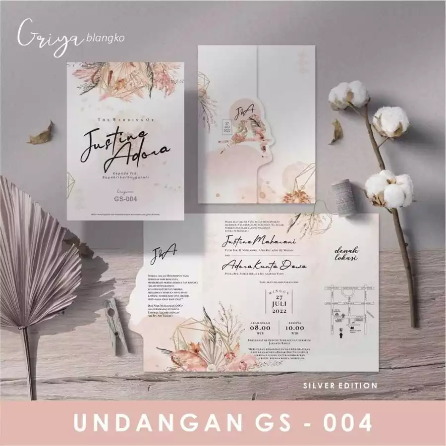 UNDANGAN GRIYA SILVER GS-04